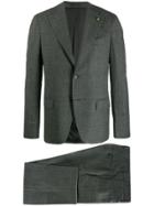 Lardini Glen Check Pattern Suit - Grey