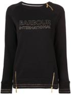 Barbour Logo Embroidered Sweatshirt - Black