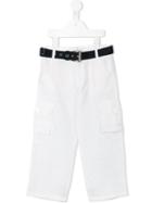Cashmirino Cargo Trousers, Toddler Boy's, Size: 3 Yrs, White