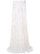 Amir Slama Lace Maxi Skirt - White