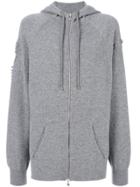 Barrie Zipped Hoodie - Grey