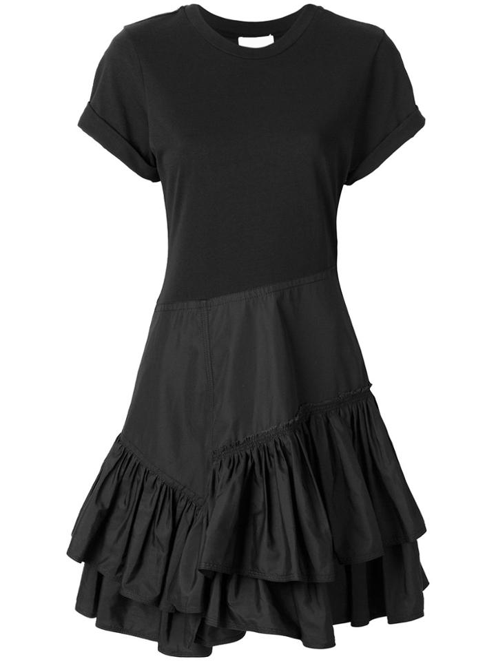 3.1 Phillip Lim Ruffled Skater Dress - Black
