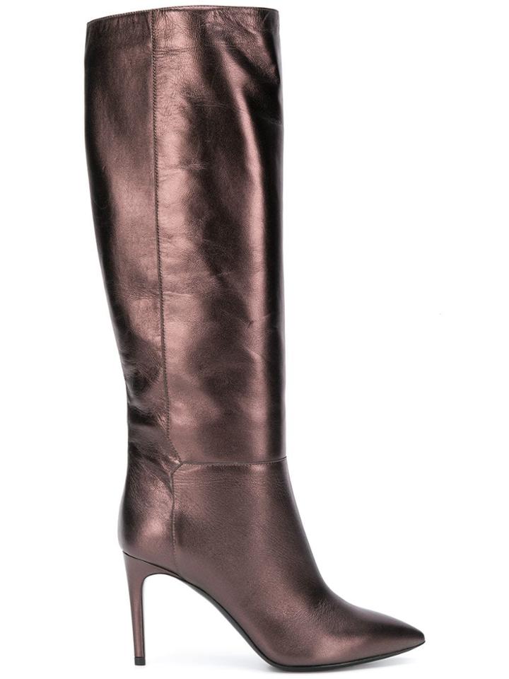 Pollini Knee High Boots - Brown