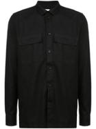 Wood Wood Boxy Longsleeved Shirt - Black