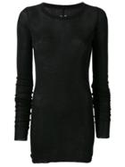 Rick Owens Fitted Short Dress - Black