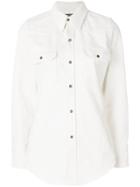 Calvin Klein 205w39nyc Denim Fitted Shirt - White