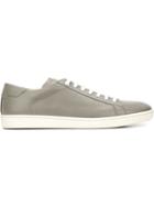 Saint Laurent Court Classic Sneakers, Men's, Size: 43.5, Grey, Leather