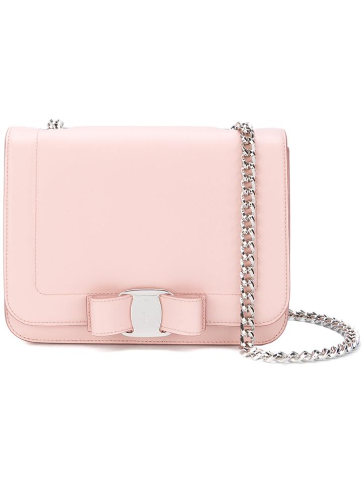 Salvatore Ferragamo Small Vara Rainbow Bag - Pink & Purple