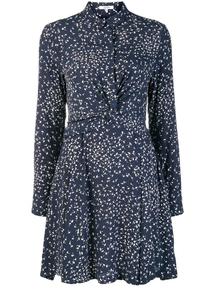 Ganni Twist Dress - Blue
