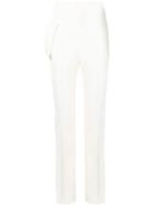Maticevski Toreador Pencil Trousers - White