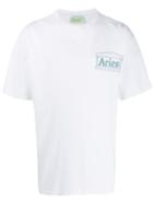 Aries Printed Logo T-shirt - White