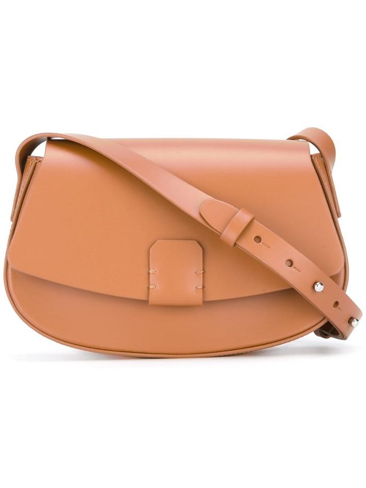 Nico Giani Buckle Cross Body Bag - Brown