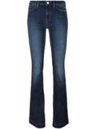 Love Moschino Stonewash Bootcut Jeans, Women's, Size: 26, Blue, Cotton/spandex/elastane