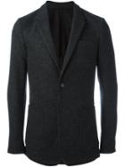 Ami Alexandre Mattiussi Patch Pocket Blazer, Men's, Size: 50, Grey, Cotton/polyester/wool