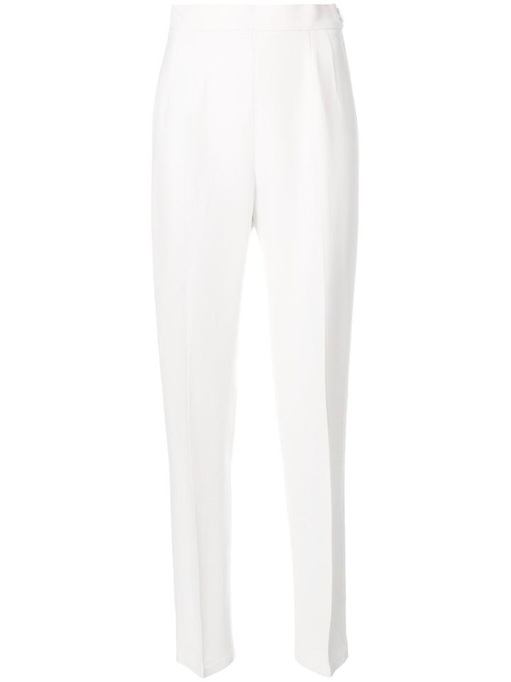 Moschino Vintage High Waist Tailored Trousers - Nude & Neutrals