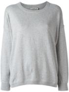 Vince Crew Neck Sweatshirt, Women's, Size: Large, Grey, Cotton