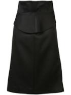 Brandon Maxwell - Pencil Skirt - Women - Silk/polyester/spandex/elastane/wool - 6, Black, Silk/polyester/spandex/elastane/wool
