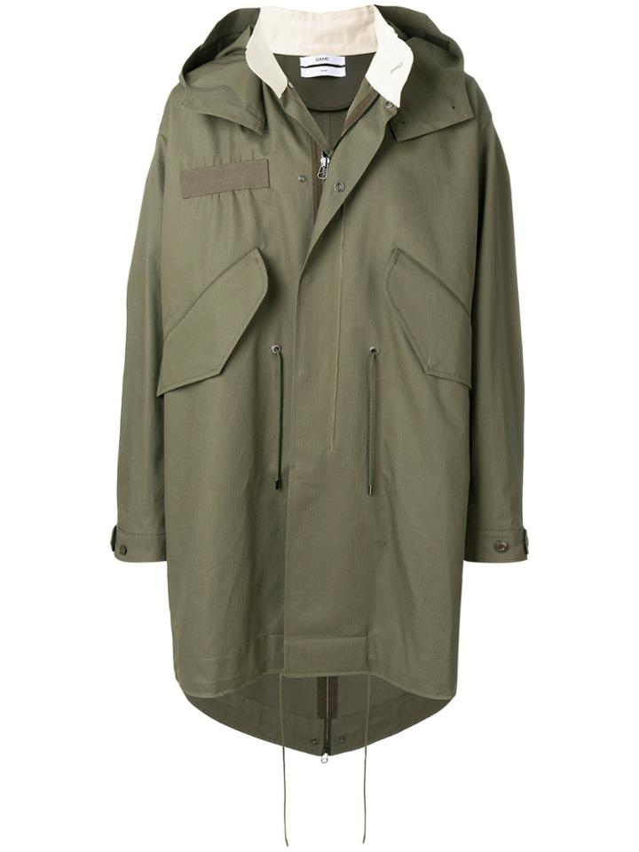 Oamc Relaxed Parka Coat - Green