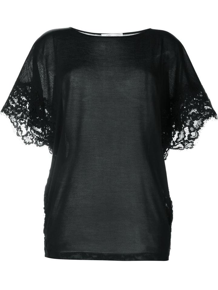 Blumarine Lace Details T-shirt