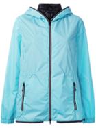 Duvetica - Zipped Pockets Hooded Jacket - Women - Feather Down/polyamide - 42, Blue, Feather Down/polyamide