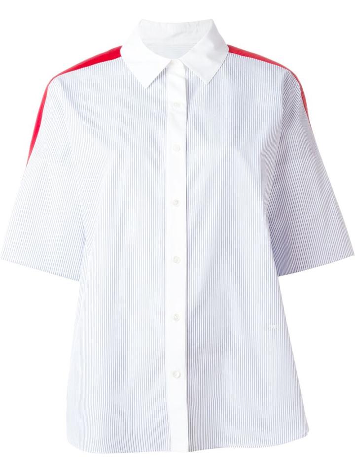 Sonia Rykiel Striped Shortsleeved Shirt, Women's, Size: 38, Blue, Cotton