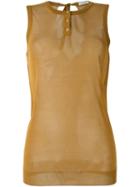 Nina Ricci Sheer Tank Top
