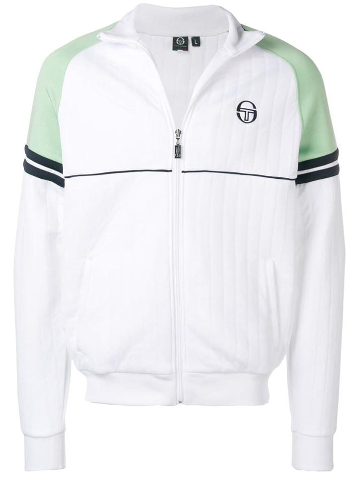 Sergio Tacchini Full Zip Sports Fleece - White