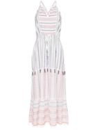 Lemlem Zehna Striped Maxi Dress - White