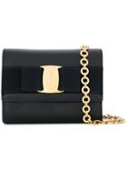 Salvatore Ferragamo Vintage Vara Bow 2way Bag - Blue