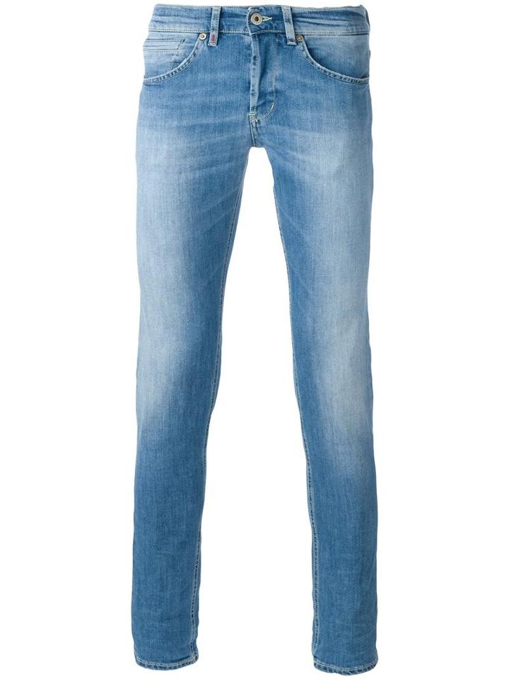 Dondup George Jeans, Men's, Size: 31, Blue, Cotton/spandex/elastane/polyester/cotton