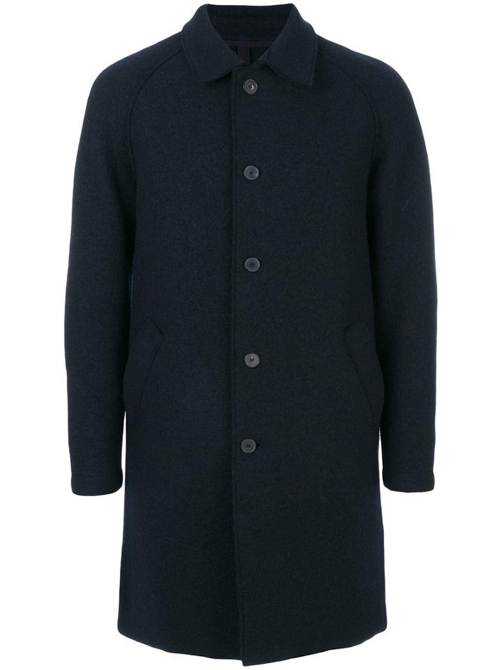 Harris Wharf London - Single-breasted Coat - Men - Virgin Wool - 52, Blue, Virgin Wool