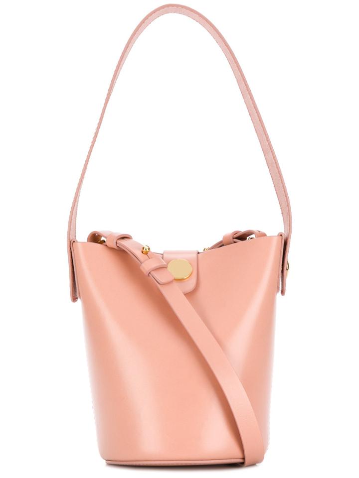 Sophie Hulme Mini Bucket Shoulder Bag - Nude & Neutrals