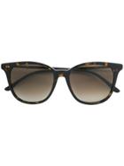 Bottega Veneta Eyewear Square Frame Sunglasses - Brown