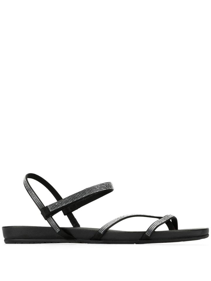 Pedro Garcia Gracy Strappy Sandals - Black