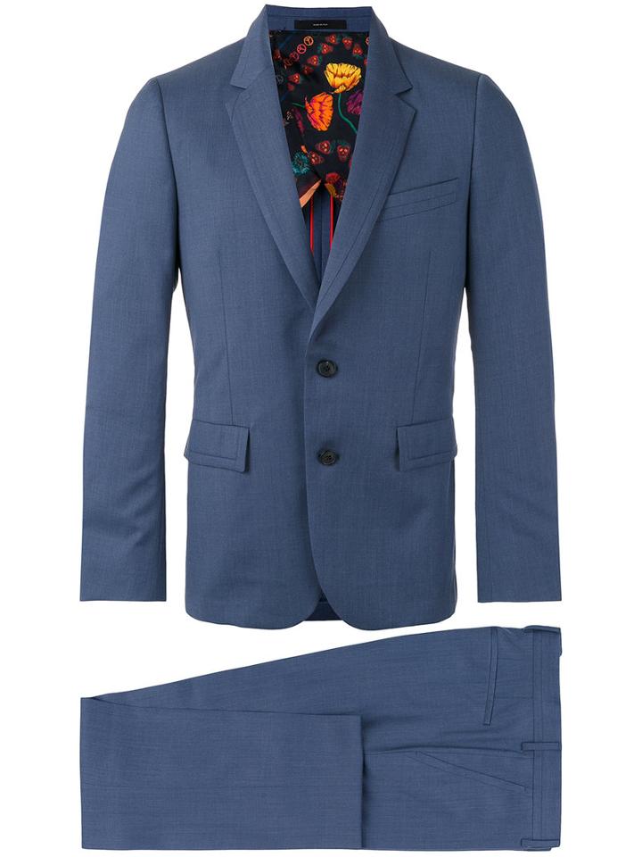 Paul Smith London - Two-piece Suit - Men - Viscose/wool - 40, Blue, Viscose/wool