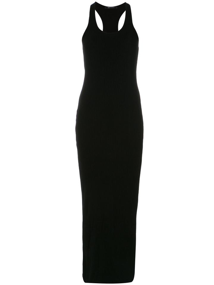 Uma Raquel Davidowicz Ribbed Maxi Dress - Black