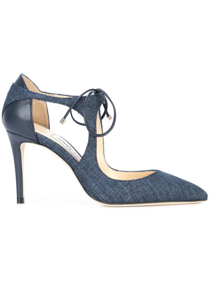 Jimmy Choo Vanessa 85 Pumps - Blue