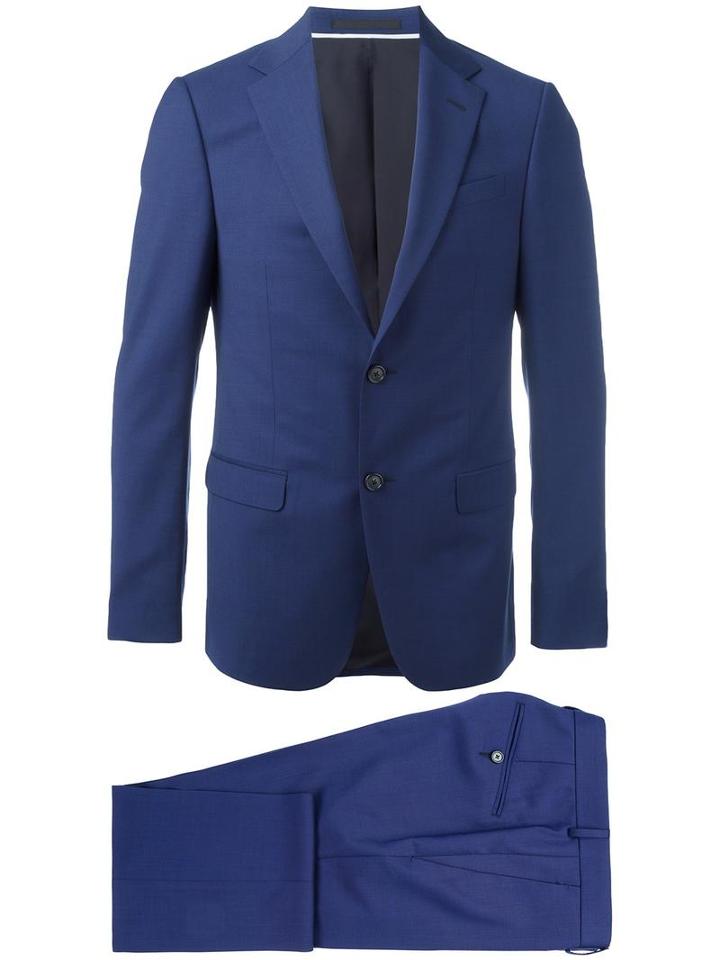 Z Zegna Two-piece Formal Suit, Men's, Size: 52, Blue, Wool/cupro