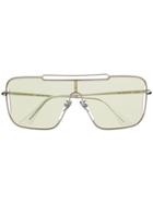 Retrosuperfuture Oversized Aviator Sunglasses - Silver