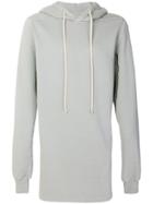 Rick Owens Drkshdw Drawstring Hoodie - Grey