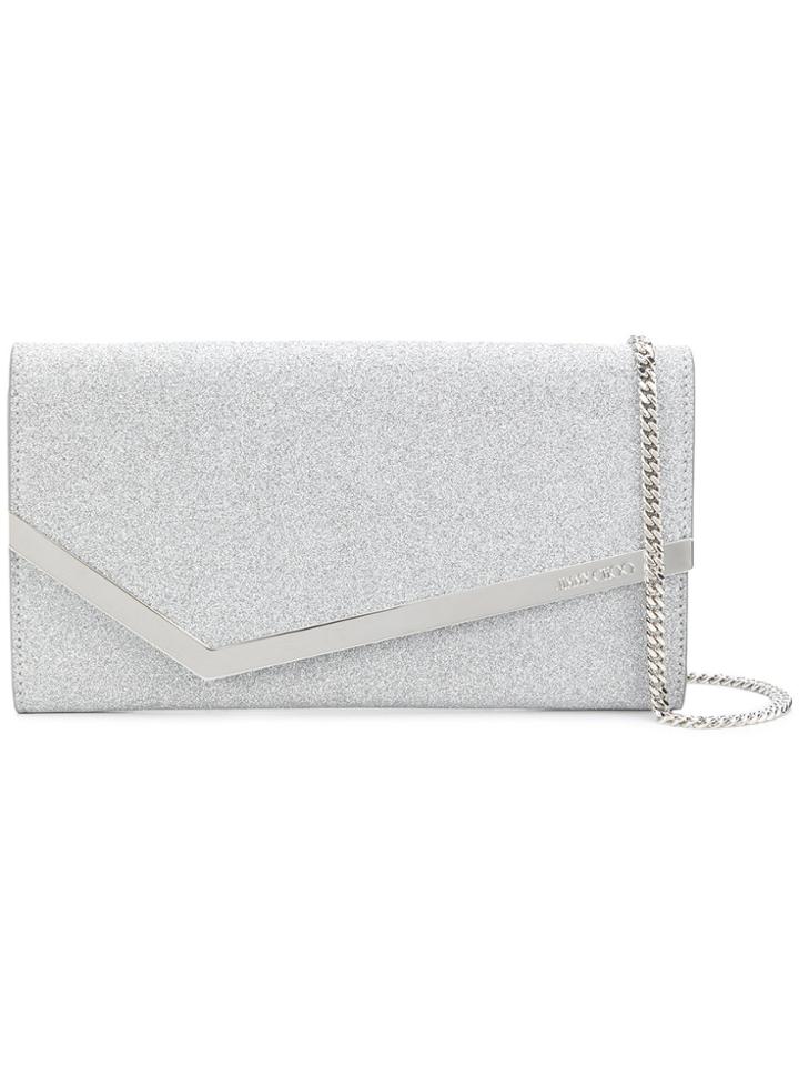 Jimmy Choo Emmie Clutch - Grey