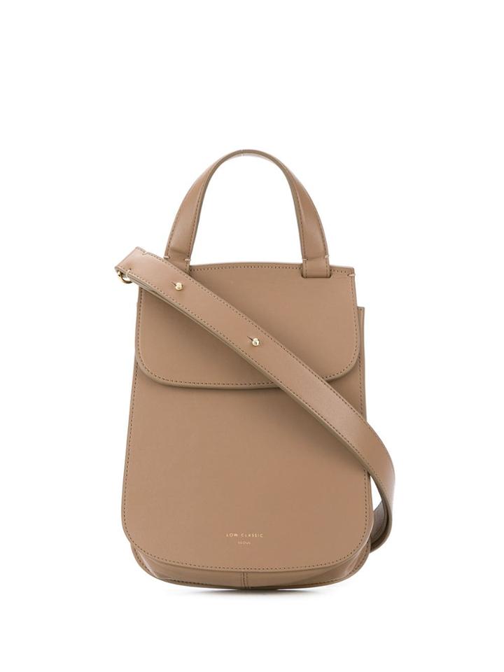 Low Classic Flap Tote - Neutrals