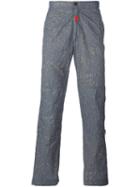 Walter Van Beirendonck Vintage Reptile Print Effect Trousers