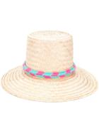 Folkloore Colombian Straw Hat - Neutrals