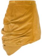 Y/project Corduroy Asymmetric Skirt - Yellow