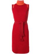 Maison Margiela Turtle Neck Three Piece Dress - Yellow & Orange