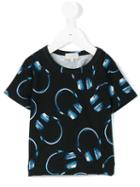 Paul Smith Junior - Headphones Print T-shirt - Kids - Cotton - 36 Mth, Blue