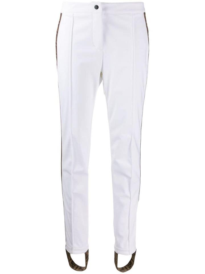 Fendi Ff Motif Band Leggings - White