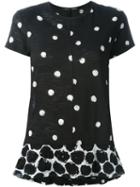 Proenza Schouler Polka Dot T-shirt, Women's, Size: S, Black, Cotton