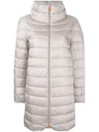Save The Duck Padded Coat, Women's, Size: 3, Grey, Nylon